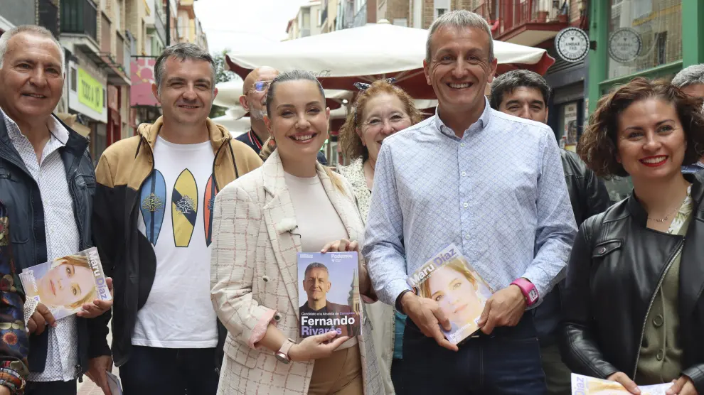 La candidata de Podemos-Alianza Verde a la presidencia del Gobierno de Aragón, Maru Díaz.