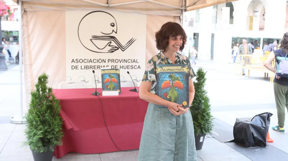 Patricia Gayán ha presentado su libro en Huesca.