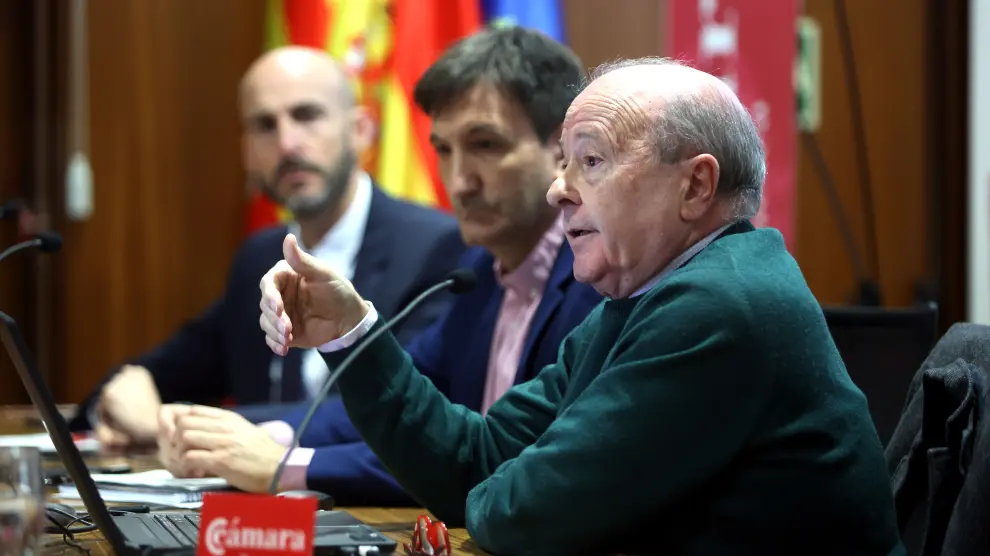 Marcos Sanso ha detallado los indicadores de Huesca del informe económico de 2022.