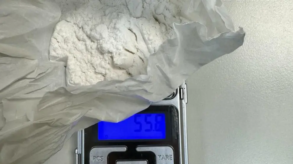 Se han intervenido 56 gramos de cocaína y 21 gramos de speed