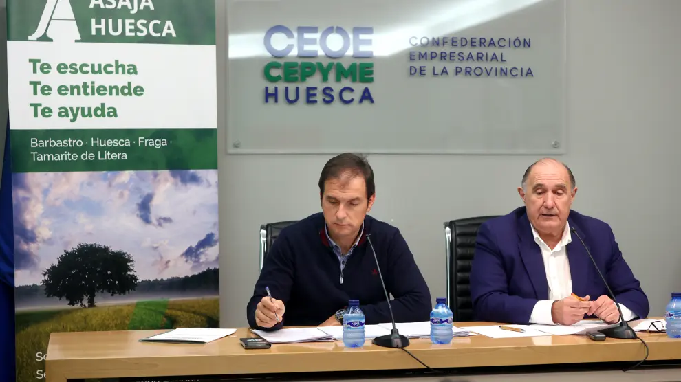 Ramón Solanilla y José Fernando Luna, este jueves en rueda de prensa.