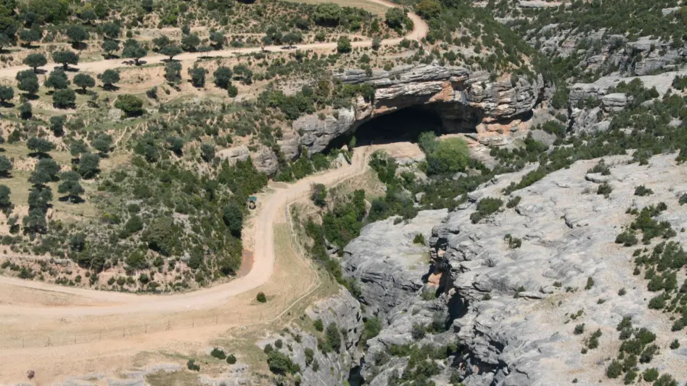 Finca de Bastarás, donde está la Cueva de Chaves.