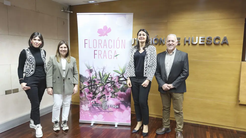 Participantes en la presentación de "Floración Fraga".