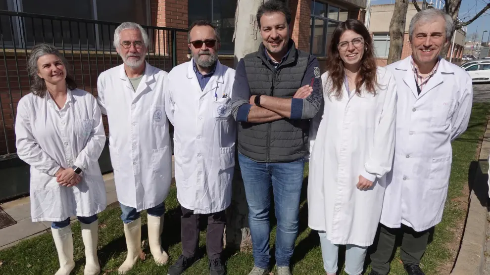 Foto del grupo de Veterinaria de la Universidad de Zaragoza.