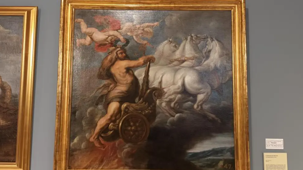 La Apoteosis de Hércules es una de las obras del Prado que pueden verse en el Museo de Huesca.