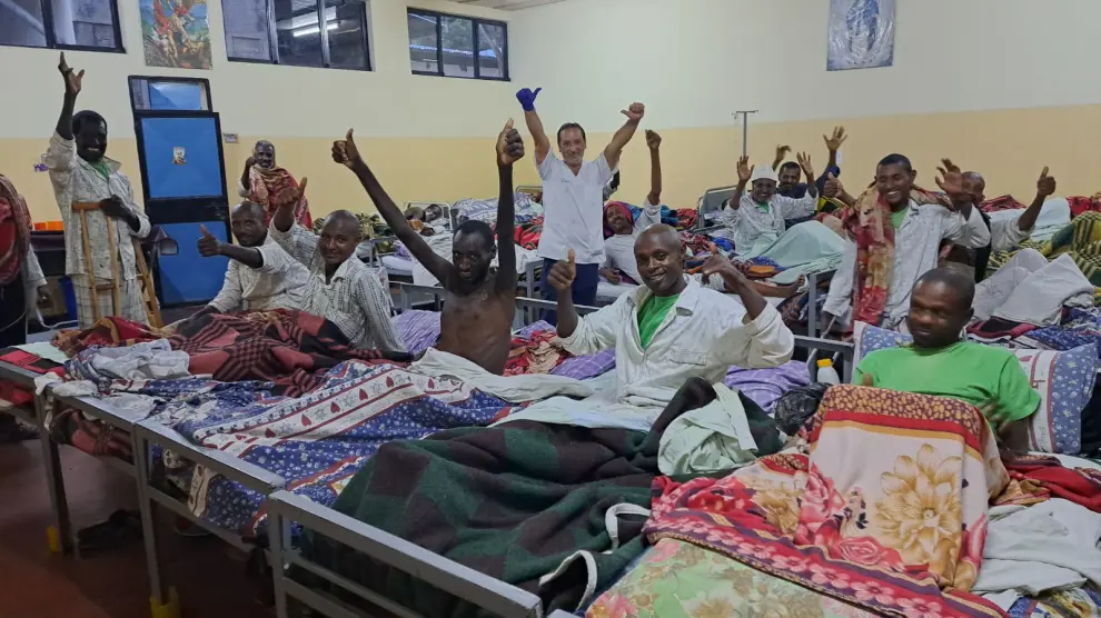 Pacientes reciben cuidados sanitarios en el hospital ubicado en Addis Abeba.