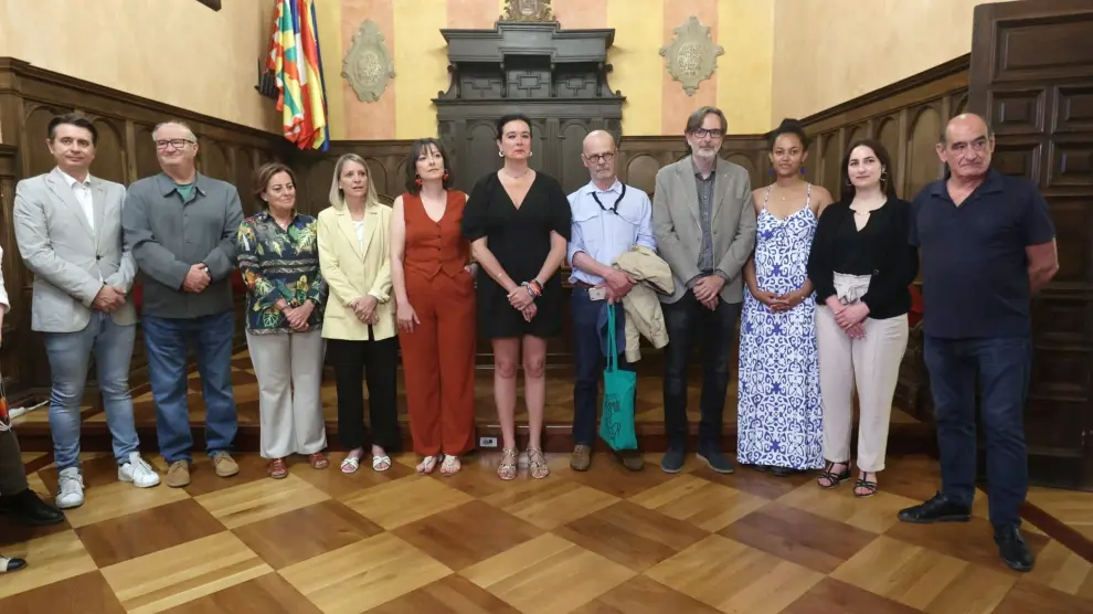 Encuentro institucional España- Francia con representantes de ambos países con motivo del Festival Internacional de Cine de Huesca.