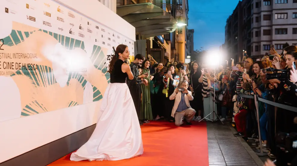 Victoria Abril, en el Festival de Cine de Huesca, este 2024.