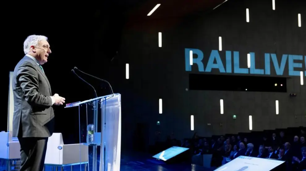 El consejero de Fomento, Vivienda, Logística y Cohesión Territorial, Octavio López, ha participado en el acto de inauguración del Rail Live 2024