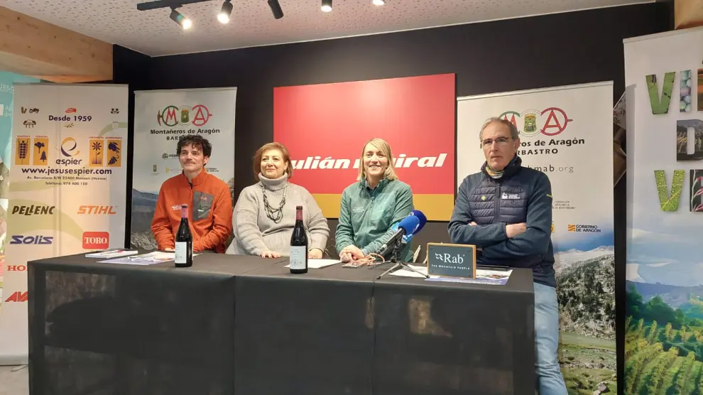 Imagen de la presentación de la cronoescalada.