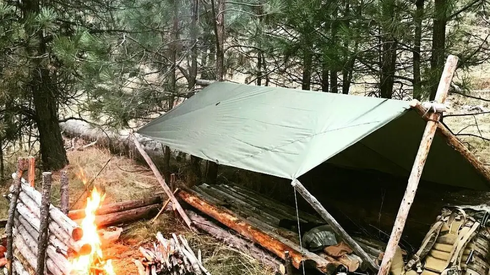 Las acampadas se hacen en terreno privado de la empresa