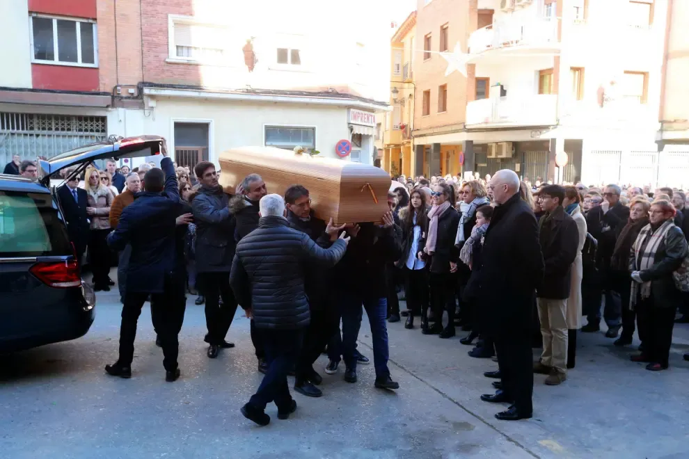Funeral de Antonio Torres en Sariñena