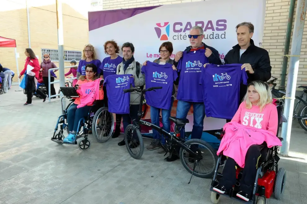 Una sigular "iteuve" defiende la salud y la accesibilidad en Huesca
