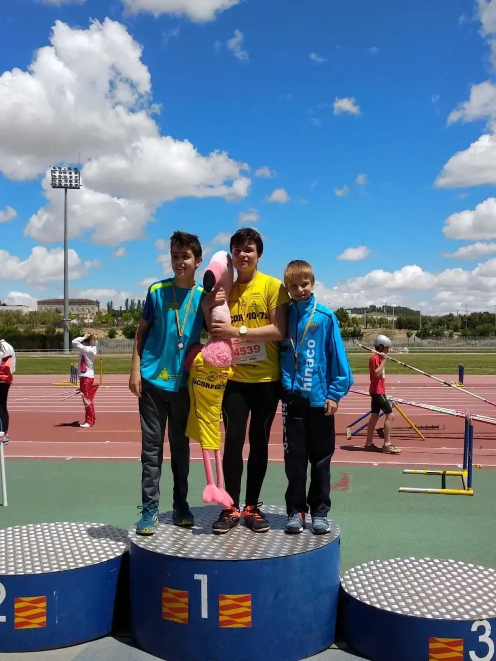 Pruebas combinadas del Campeonato de Atletismo de Aragón en Huesca