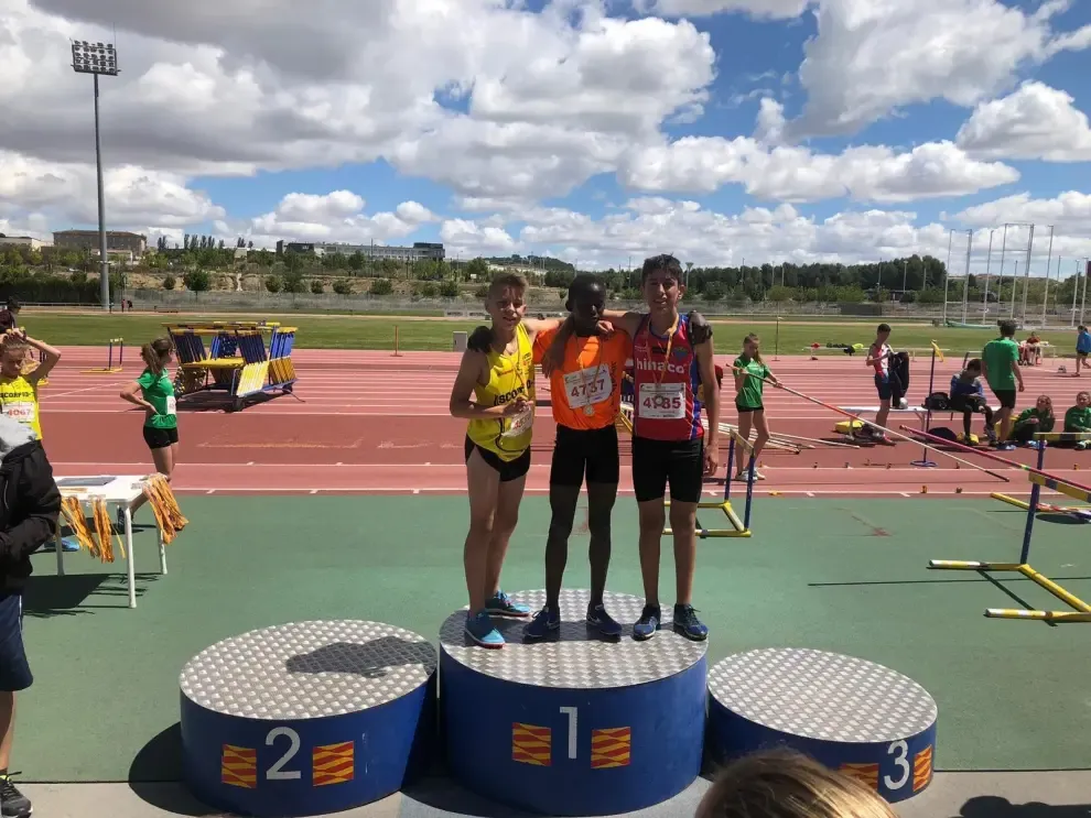 Pruebas combinadas del Campeonato de Atletismo de Aragón en Huesca