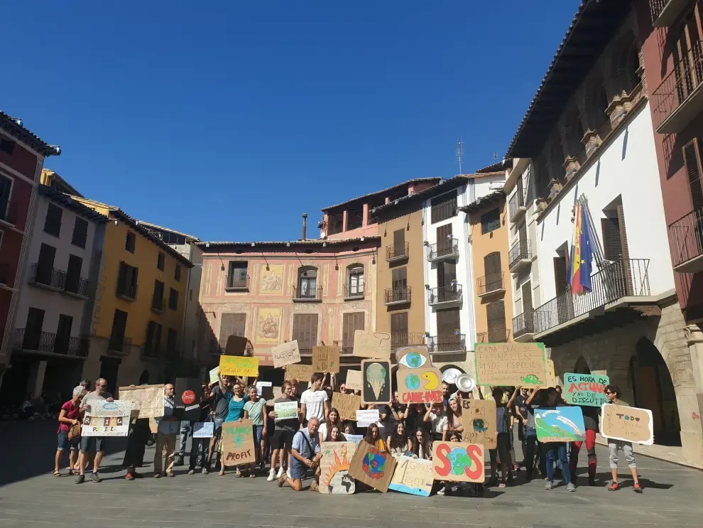 Manifestaciones por el clima en el Alto Aragón