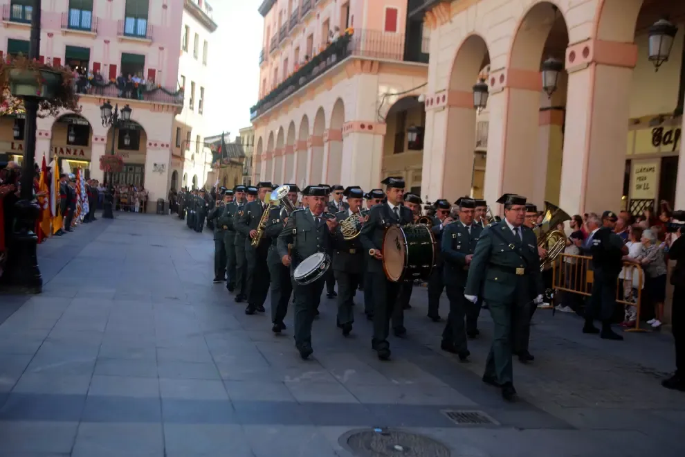 Cortes de tráfico puntuales en Huesca por la Semana de la Guardia Civil