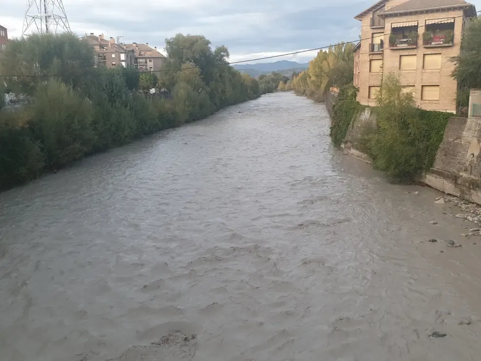 Lluvias en la provincia de Huesca
