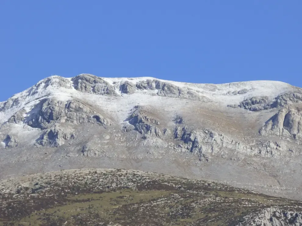 Nieve y viento en la provincia de Huesca