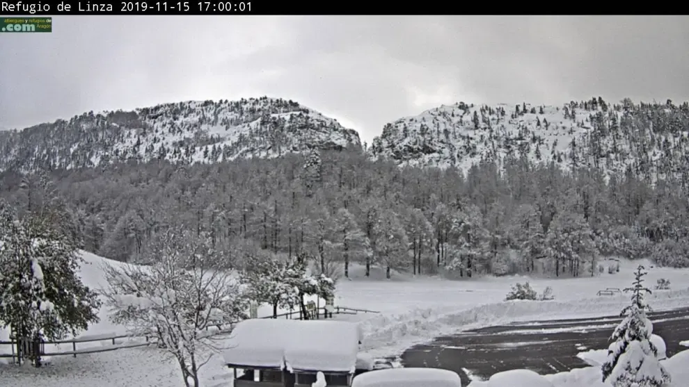 Temporal de nieve en el Alto Aragón