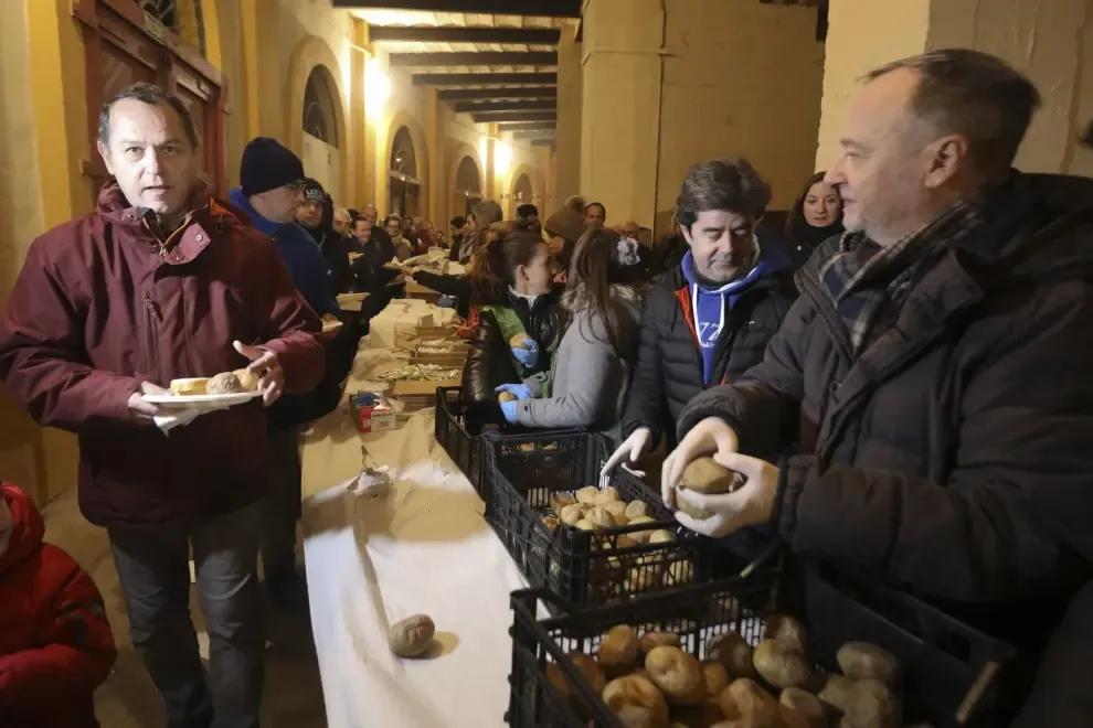 San Vicente vive en Huesca una animada víspera festiva