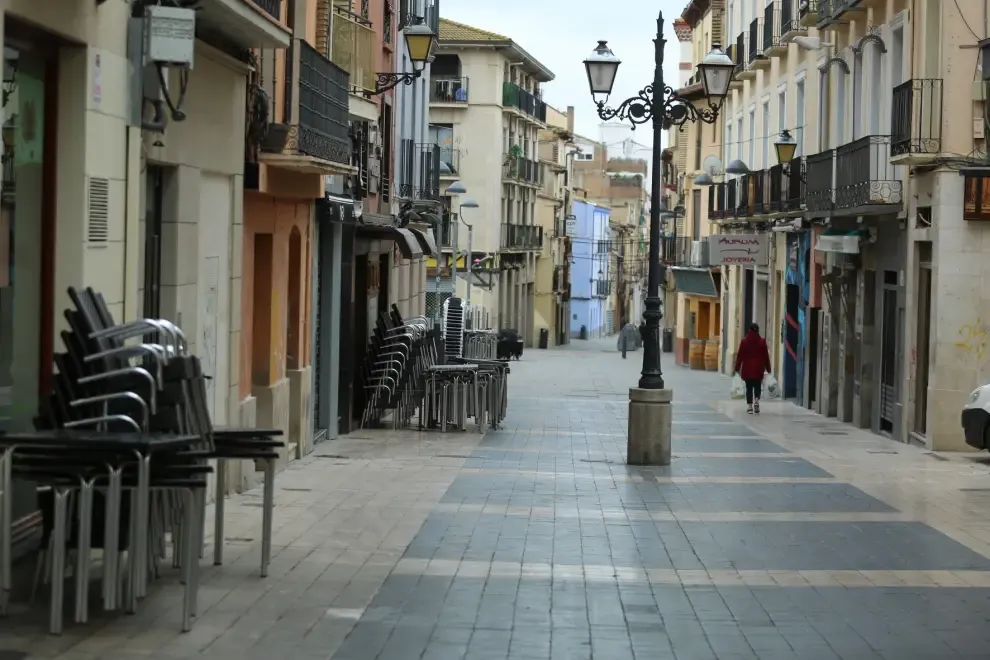 Las últimas horas del coronavirus en Huesca, foto a foto