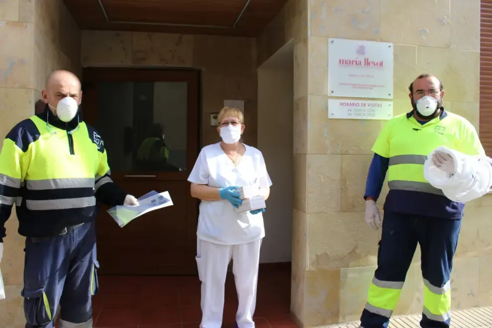 Viernes de epidemia de coronavirus en Huesca, foto a foto