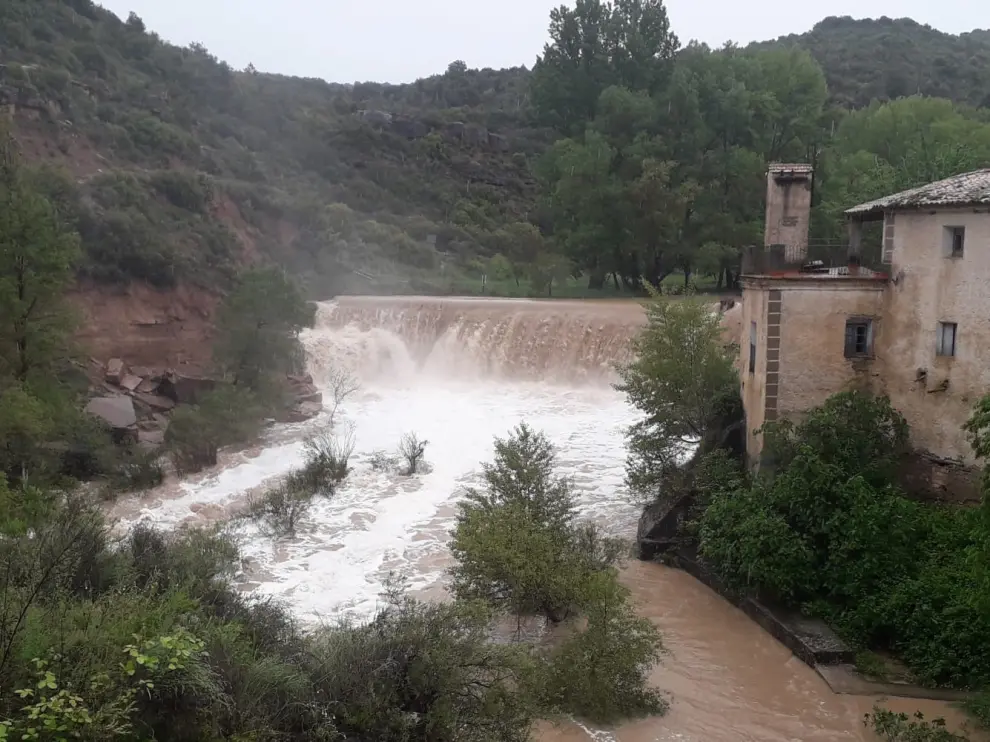 La provincia de Huesca, en alerta por fuertes lluvias