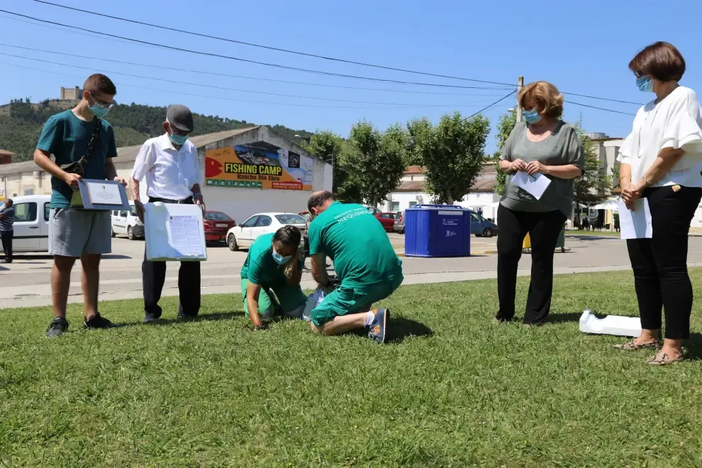 Homenajes en la provincia de Huesca a las víctimas del coronavirus