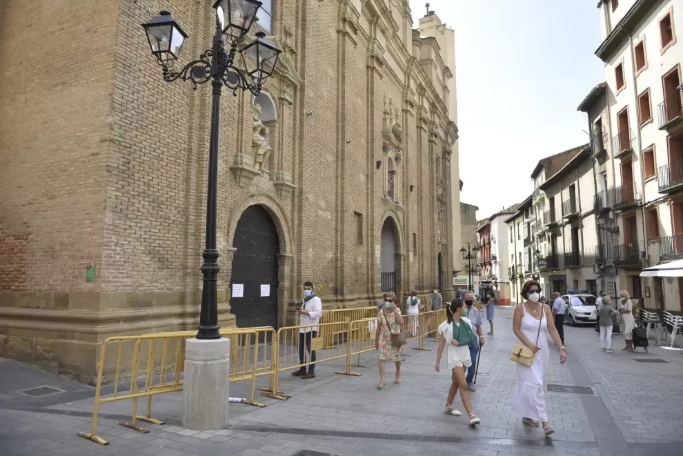 Día 11 de agosto, tranquilidad en las "no fiestas" de Huesca