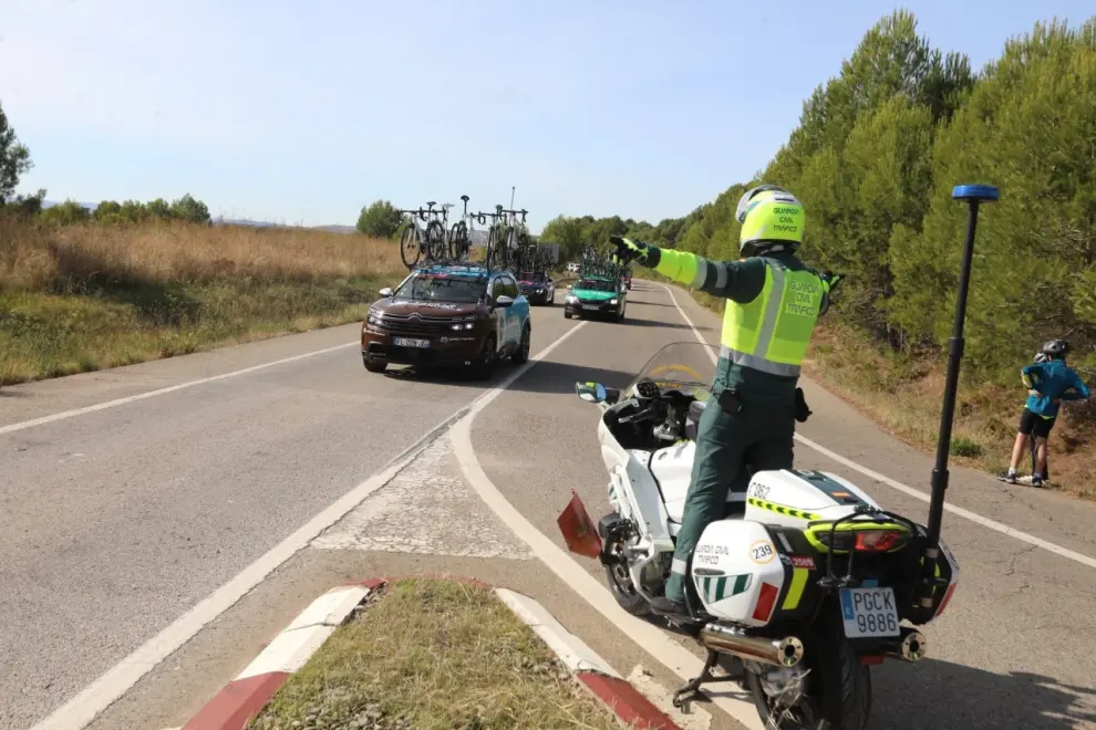 La Vuelta Ciclista inicia etapa en Huesca.