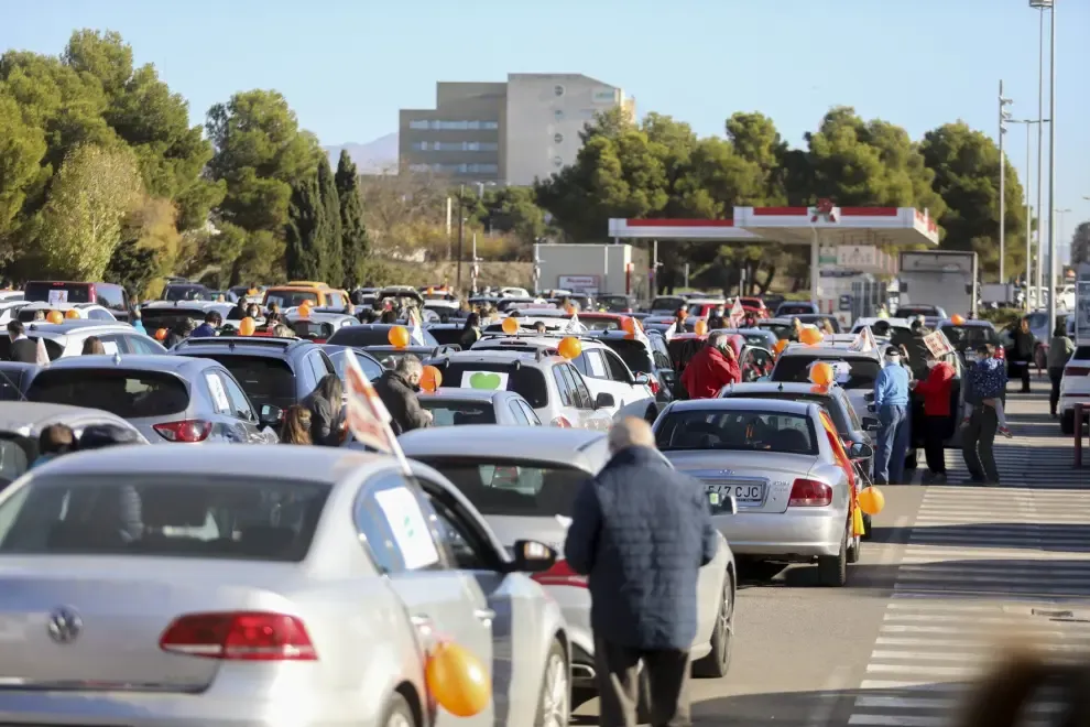 Manifestación en Huesca contra la 'Ley Celaá'