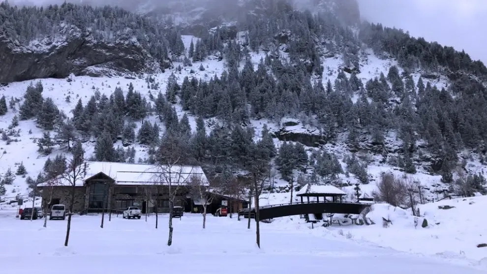 Primera gran nevada en el Pirineo