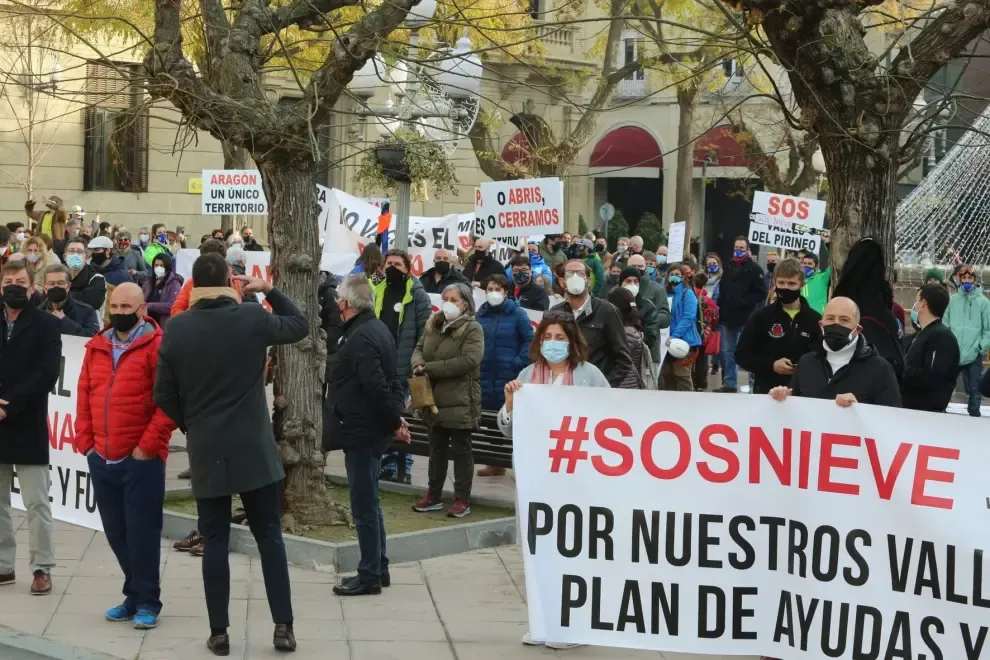 La hostelería y el turismo denuncian en Huesca su crítica situación