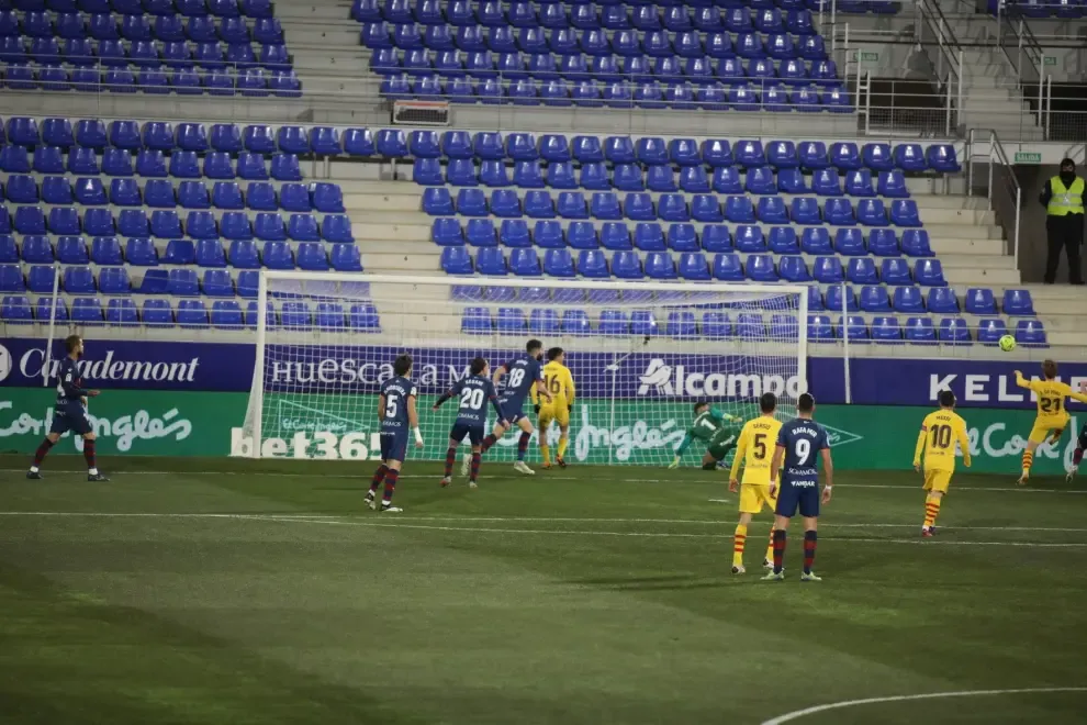 Partido Huesca-Barça (0-1)