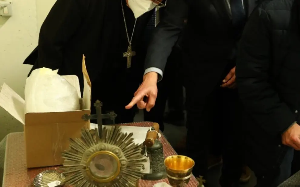 El Museo de Lérida devuelve 28 de las 111 piezas de las parroquias aragonesas