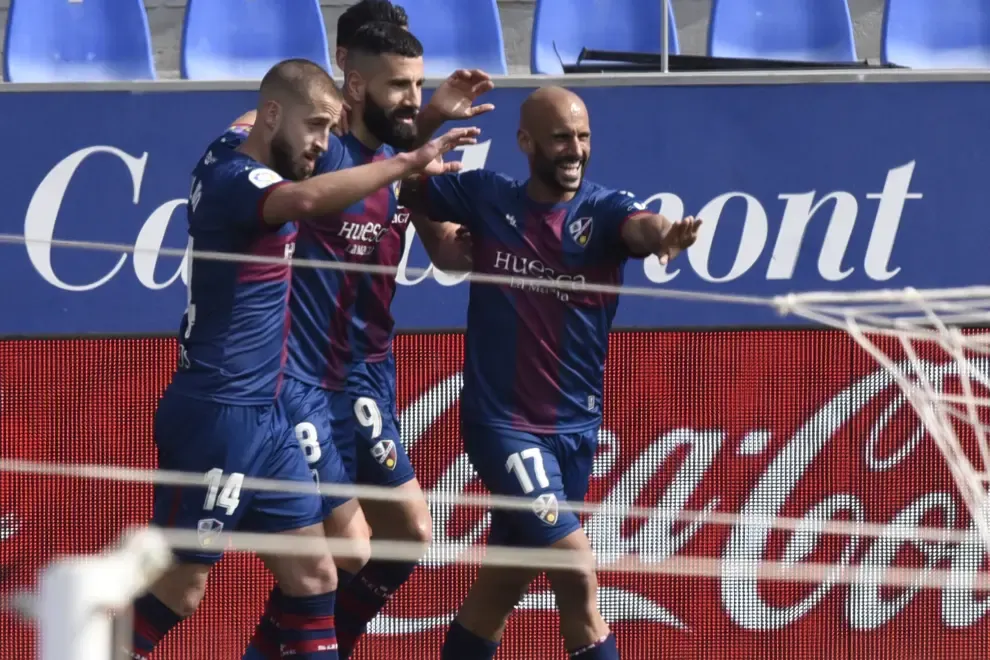 El Huesca se ha adelantado, tras remontar un gol en contra.