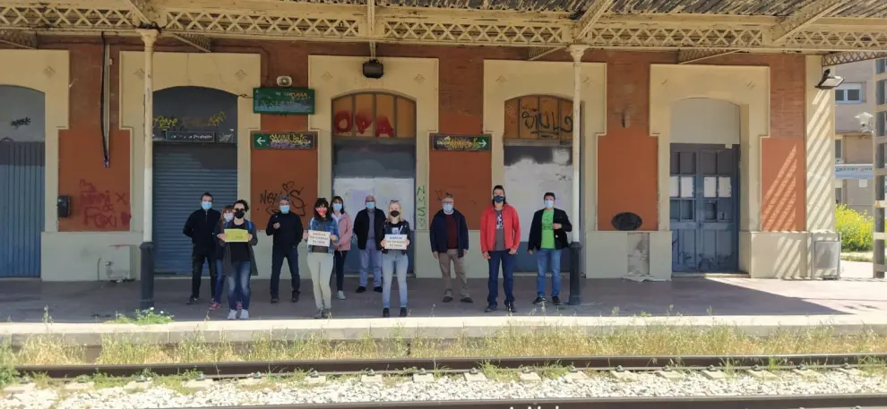 Concentraciones en defensa del ferrocaril.