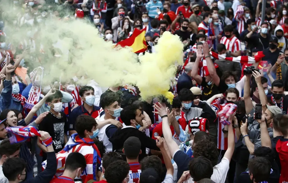 El Atlético de Madrid, campeón de liga