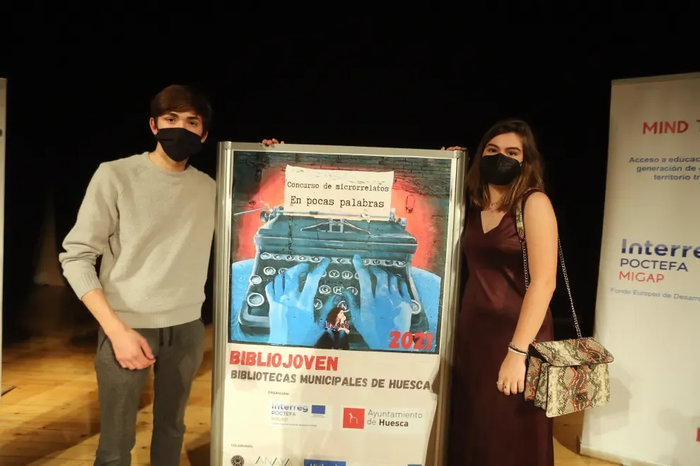 entrega premios concurso microrrelatos bibliotecas de Huesca 21  - 6 - 21  foto pablo segura[[[DDA FOTOGRAFOS]]]