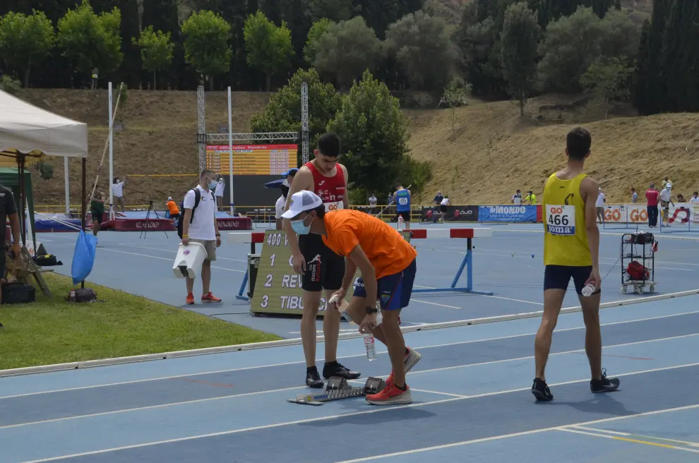 Campeonato de España de atletismo Sub-20 en Monzón.