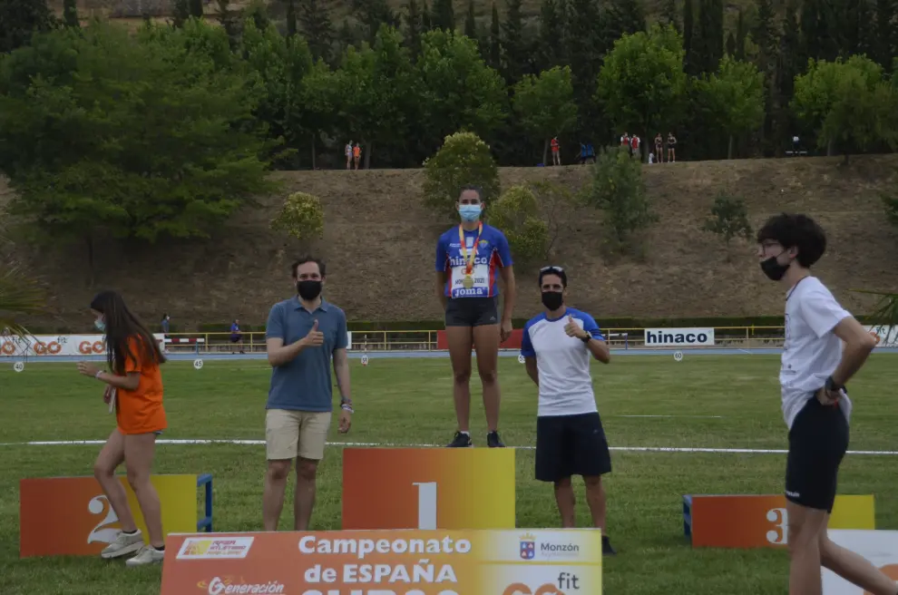 Campeonato de España de atletismo Sub-20 en Monzón.