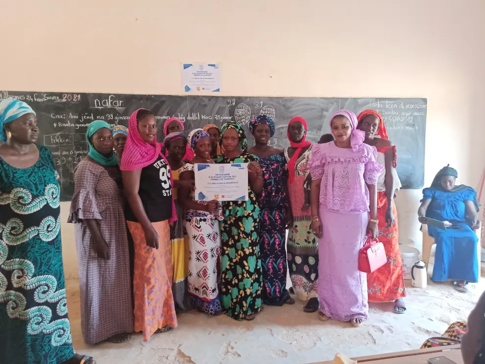 Alfabetización Mujeres en Tawfekh, Senegal