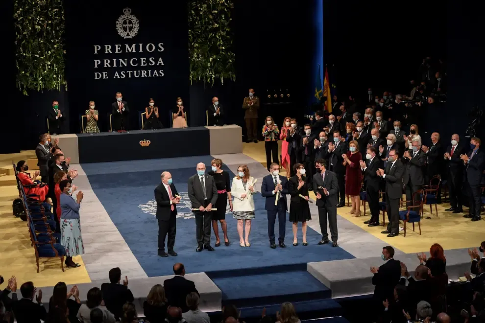 Teresa Perales y José Andrés fueron dos de los protagonistas de la ceremonia.