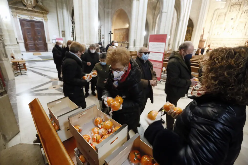 Catedral.Misa por San Vicente Misas, visitas guiadas y reparto de naranjas en el día del copatrón de la ciudad.