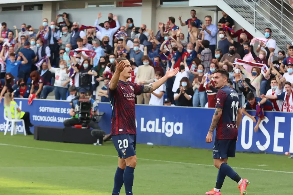 El Huesca marca el primer tanto del encuentro