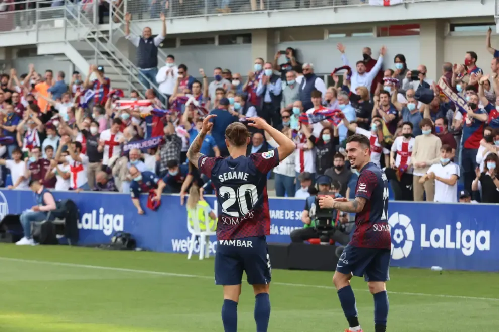 El Huesca marca el primer tanto del encuentro
