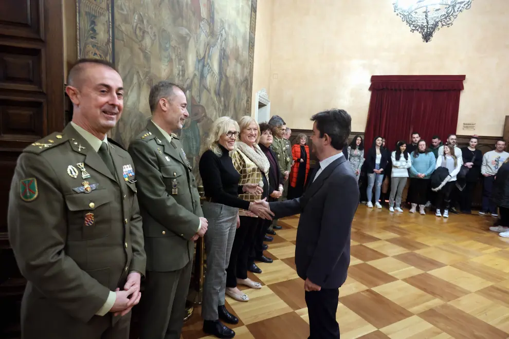 El acto ha tenido lugar en el Salón del Justicia del Ayuntamiento de Huesca.