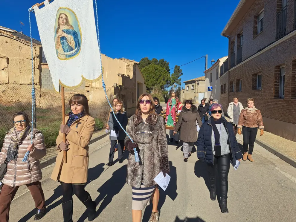 Las mujeres de la provincia celebran la festividad de Santa Águeda.