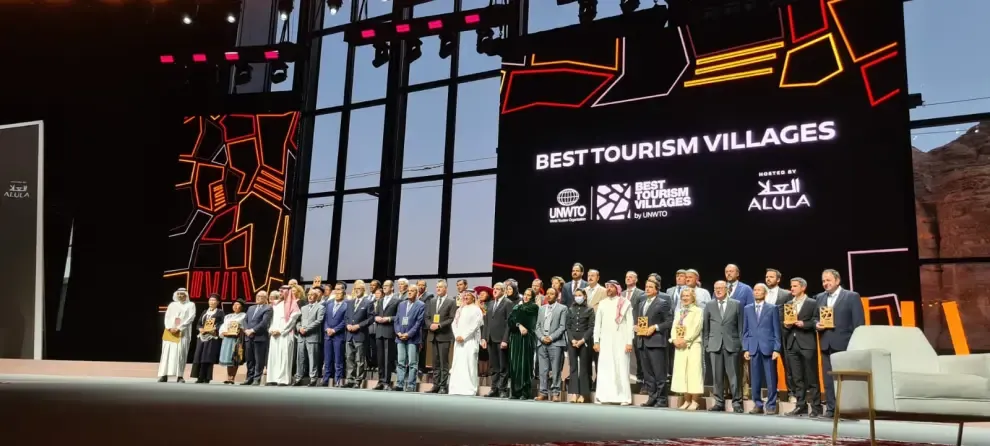 Alquézar recibe el premio Best Tourism Villague en Arabia Saudí